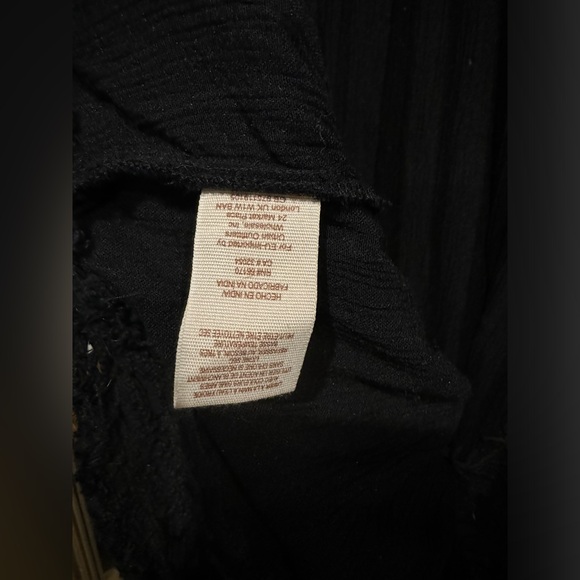 Free People Black Crochet/ Embroidered High Low Open Back Dress 2 - Picture 4 of 8